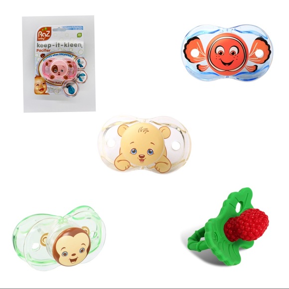 Razbaby Keep-It-Clean Pacifier & Teether - Picture 1 of 9